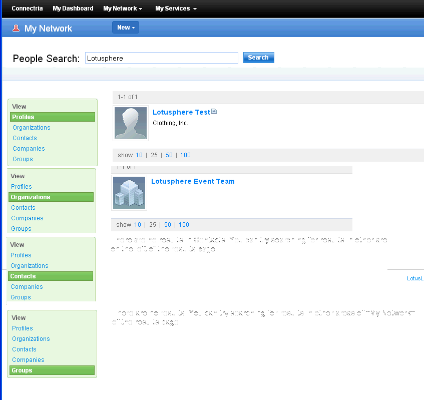 Image:Lotusphere09 site down, LotusLive offers..  clothing?