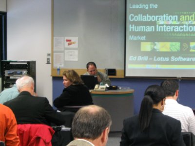 Image:Ed Brill and the User Group last week