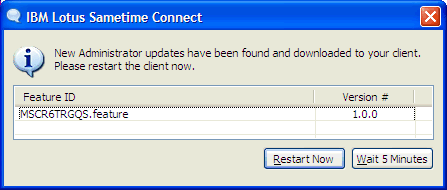 Image:Things you will see, shouldn’t see and hope get fixed in the Sametime 7.5.1 client