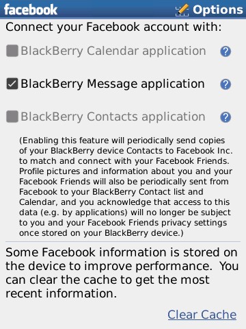 Image:Watch Facebook make my BlackBerry contacts better.  What about Lotus Connections profiles?
