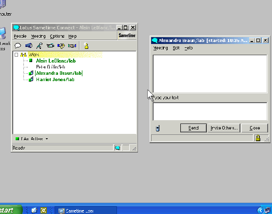 Image:RIM compares their Enterprise Messenger demo to Sametime 6.5.x and previous