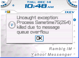 Image:Sametime Mobile on Blackberry error I am encountering