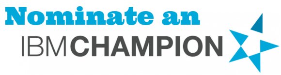 Image:IBM Champion nominations for 2016 closing soon!