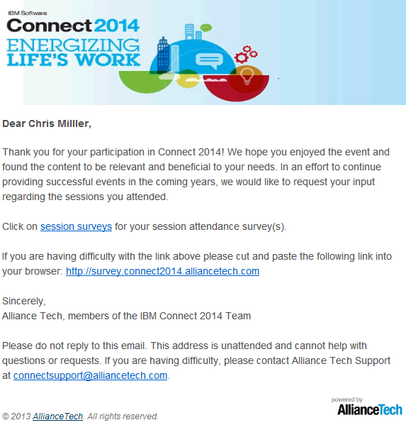 IBM Connect 2014 and AllianceTech