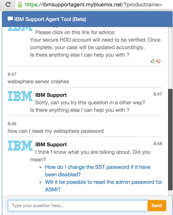 IBM Support Agent Tool