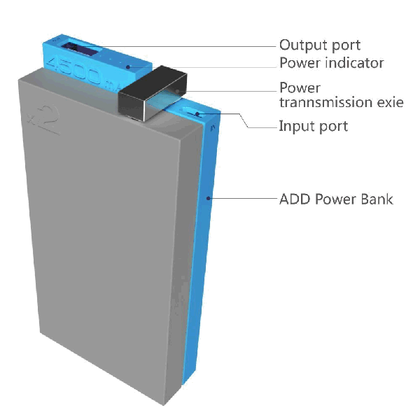 Image:Lepow Magnetic External Battery "ADD" review