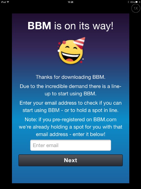 Image:Setting up BlackBerry BBM for iOS devices